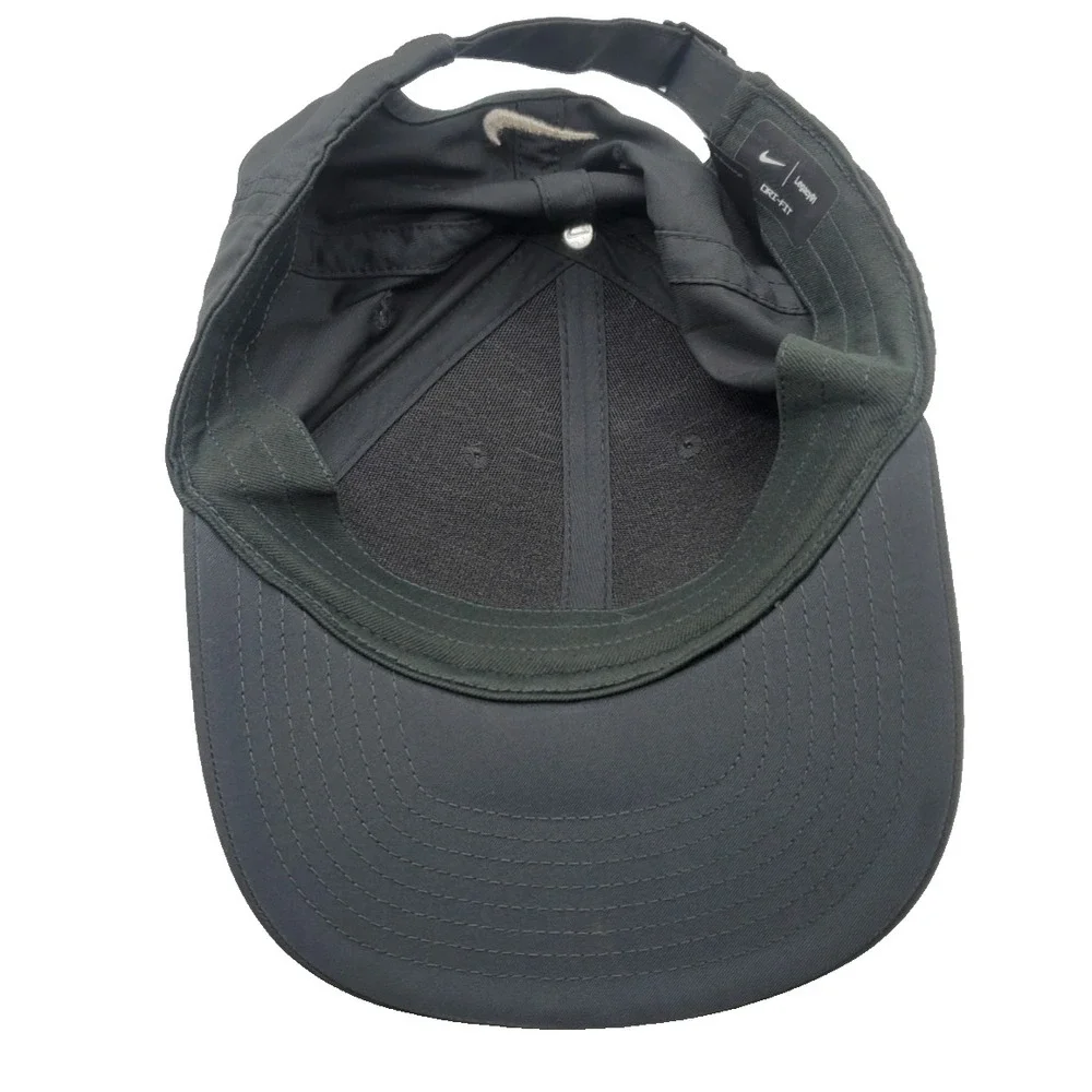 Nike Dri-Fit Legacy91 Swoosh‎ Logo Black Snapback Hat Adjustable
